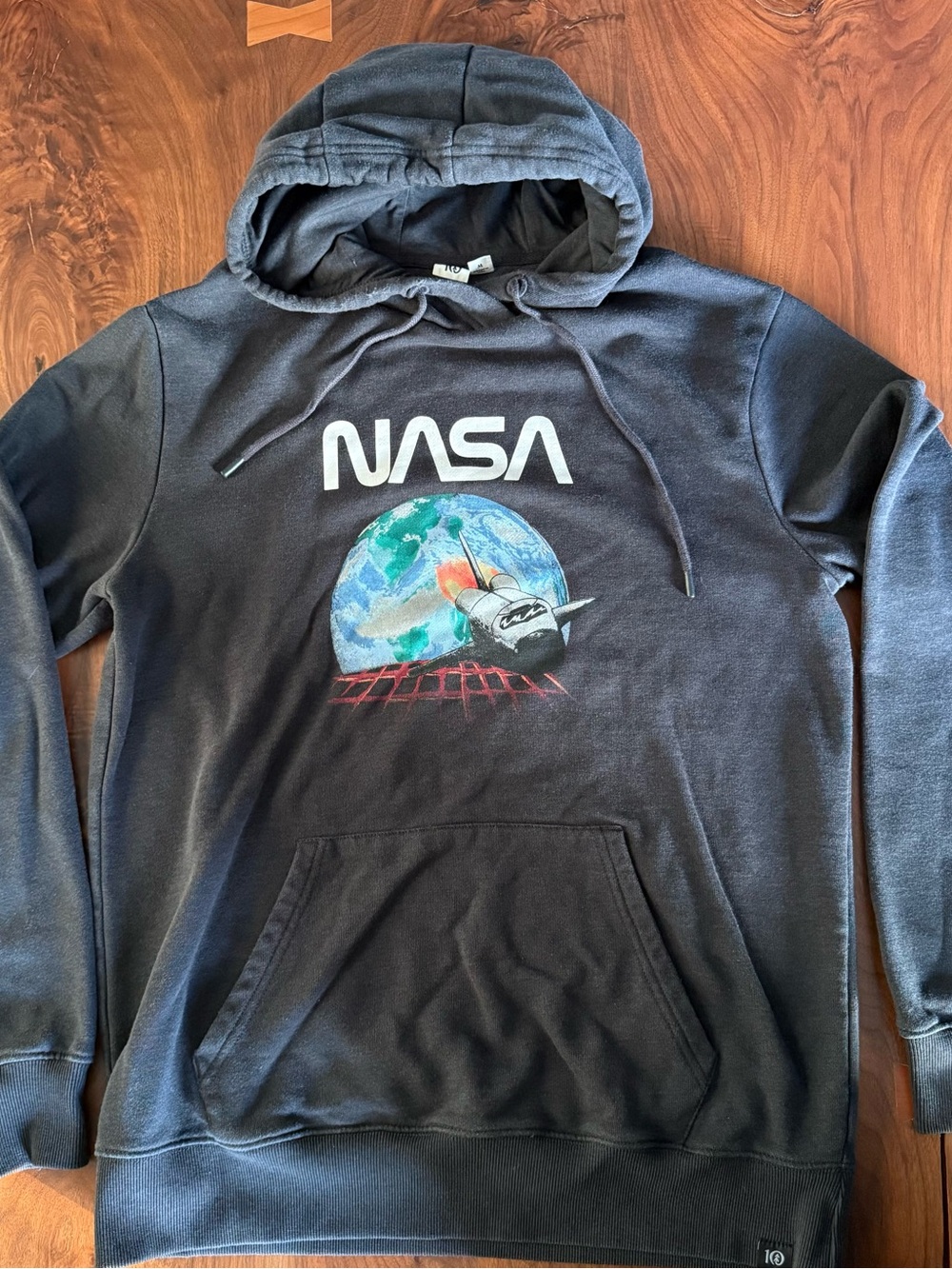 Tentree Black NASA Space Shuttle Hoodie - Men's Pullover Medium